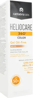 A product box for sunscreen.