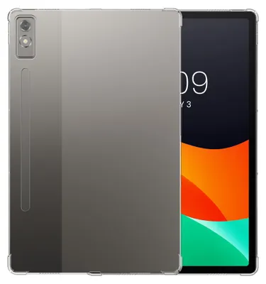 Produktbild von kwmobile Hülle kompatibel mit Lenovo P12 (2023) Hülle - weiches TPU Silikon Case transparent - Tablet Cover Transparent