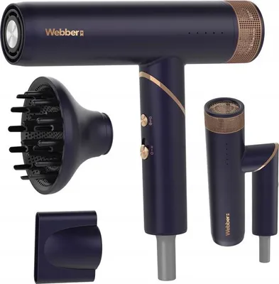 Obrázek produktu pro WEBBER 05HD-1998F, 110000 ot/min, Námořnická modrá, Zlato, 3 m, Knoflíky, 2000 W, 220 - 240 V