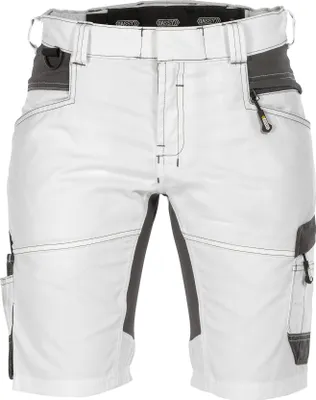 Produktbild von DASSY® Axis Painters Women Malershorts mit Stretch für Damen WEIß/ANTHRAZITGRAU Gr.48 Länge: STANDARD