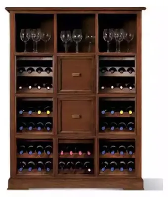 Produktbild von Hausbar Wohnzimmer Schrank Barschrank Vitrine Italienische Möbel Holz