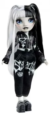 Produktbild von Rainbow High Shadow High Fashion Doll Girls' Night - Heather (black/white hair), Modepuppe, Weiblich, 4 Jahr(e), Junge/Mädchen, 260 mm, Grau