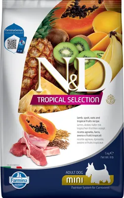 Image de N&D Tropical Hundefutter Lamm petites races 5 kg