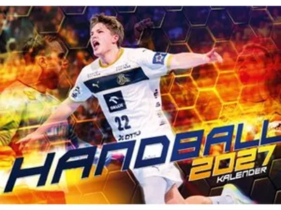 Produktbild von Handball Kalender 2027: Bundesliga & Nationalmannschaft Stars, wichtige Termine