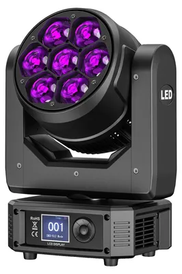 Produktbild von Moving Head Licht, RGBW LED, DMX Steuerung, EU-Stecker