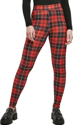 Produktbild von Urban Classics Leggings Damen Ladies Soft AOP Leggings rot XS