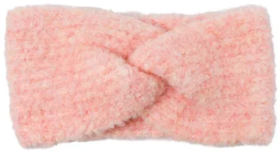 Produktbild von styleBREAKER Damen Strick Stirnband mit Rippstrickmuster und Twist Knoten, warmes Winter Haarband Boucle Optik, Headband 04026063