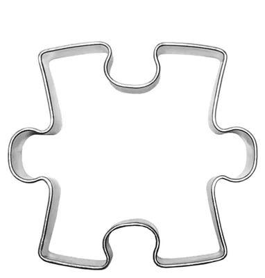 Produktbild von EkoForemki Puzzle Ausstecher 2,0 cm Edelstahl