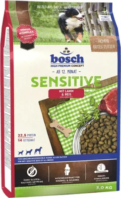Zdjęcie produktu dla Bosch 5219003, Dorosły, Jagnięcina, Ryż, 3 kg, Bezglutenowe