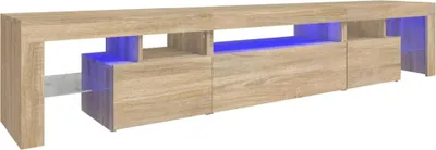 Obrázek produktu pro vidaXL TV skříňka s LED osvětlením Dub Sonoma 215x36,5x40 cm