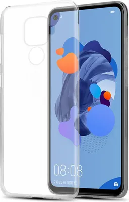 Produktbild von Cadorabo Hülle für Huawei MATE 30 LITE Schutz Hülle in Transparent Schutzhülle TPU Silikon Cover Etui Case