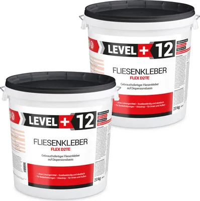 Produktbild von Dispersionkleber Fertig-Fliesenkleber 40KG Flexkleber Flexmörtel L+12