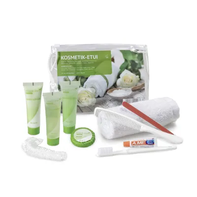 Produktbild von Medi-Inn Kosmetik-Etui, mit Zipper, transparent, 10-teilig (1 Stück)