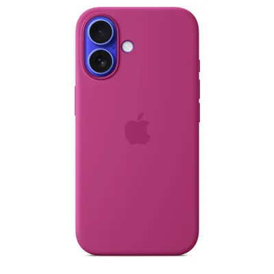 Produktbild von iPhone 16 Silikon Case mit MagSafe - Fuchsia