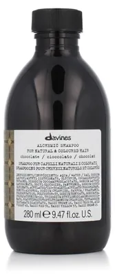 Produktbild von Davines Alchemic Chocolate, 280 ml, Shampoo, Frauen, Gefärbtes Haar, Schwarz, Braun, Farbschutz, Feuchtigkeitsspendend, Glanz