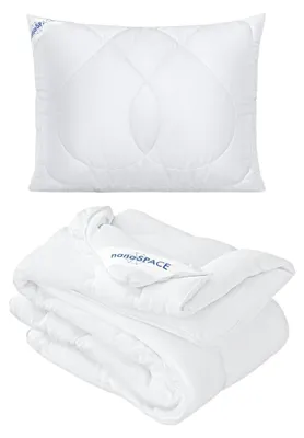Zdjęcie produktu dla Zimowy zestaw antyroztoczowy: poduszka + koc zimowy (70x90 cm, 140x200 cm)