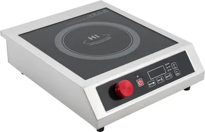 Image de Plaque de cuisson à induction – Plaque de cuisson autonome – 1 zone de cuisson – 3500W – 10 niveaux de température – Jusqu'à 270°C