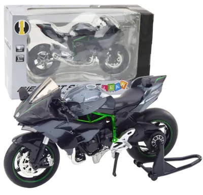 Immagine prodotto di Lean Toys Moto sportiva in metallo con luci e suoni, grigia, scala 1:12