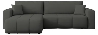 Produktbild von MIRJAN24 Ecksofa Furyn Maxi, Eckouch mit Bettkasten und Schlaffunktion, Ottomane universal, L-Form (Farbe: Velo 636)
