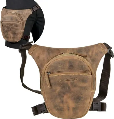 Zdjęcie produktu dla Torebka na pasek Greenburry skórzana torba na biodra LegBag Vintage antyczny brąz 1585-25