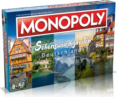 Produktbild von Monopoly - Sehenswürdigkeiten Deutschlands Gesellschaftsspiel Brettspiel Spiel