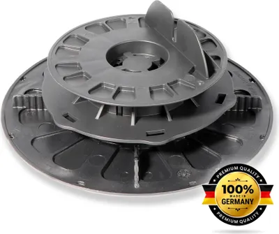 Produktbild von Justierbarer Balkenlager Premium mit Gefälleausgleich bis zu 5 % für Holz WPC Aluminium : 49–57 mm