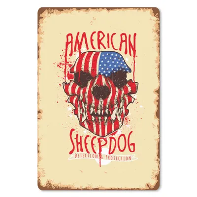 Produktbild von MuchoWow® Mauspad Mousepad Jahrgang - Amerika - Hund 40x60 cm - Mousepads - Maus Mat - Pad - Mausunterlage - Schreibtisch Accesoire