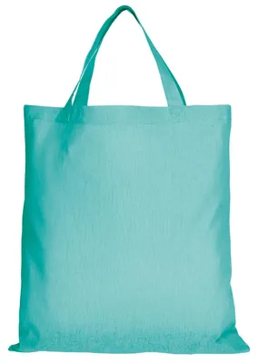 Produktbild von 10er Pack Baumwolltasche - 28 Farben | mit zwei kurzen Henkeln | 38x42cm
