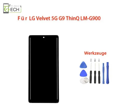 Produktbild von Für LG Velvet 5G THINQ LM-G900 LCD Display (OLED) mit Rahmen Bildschirm