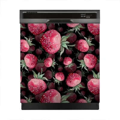 Produktbild von Magnete Dekorative 60x60 cm Küche Magnetmatte Spülmaschine - Erdbeere Obst