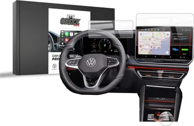 Produktbild von Keramische Autodisplayfolie 3in1 für Volkswagen Tayron 15" (2024-2025), Grizz Protector
