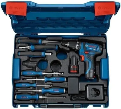 Image de Perceuse-Visseuse sans Fil Bosch Professional GSR 12V-15, 2 Batteries 2.0Ah, Chargeur GAL 12V-20, Outillage à Main