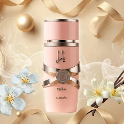 Produktbild von Lattafa Yara Eau de Parfum – 100 ml | Damenparfum mit Vanille & Gourmand-Noten