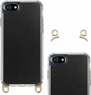 Immagine prodotto di Selencia Cover posteriore con ganci rimovibili iPhone SE (2022 / 2020) / 8 / 7 - Trasparente