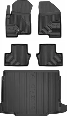 Imagen del producto de Juego de 77 alfombrillas de goma para el Dodge Caliber hatchback, modelos de 2006 a 2011