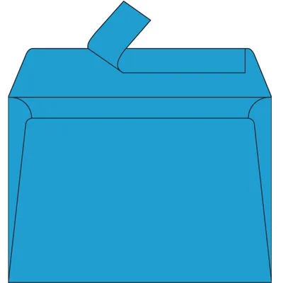 Produktbild von Clairefontaine 5556C, C6 (114 x 162 mm), Blau, C6 (114 x 162 mm), Papier, 120 g/m², 20 Stück(e)
