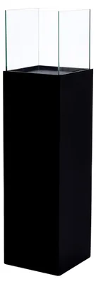 Produktbild von Windlichtsäule Kerzenständer 100 cm Dekosäule Schwarz Matt