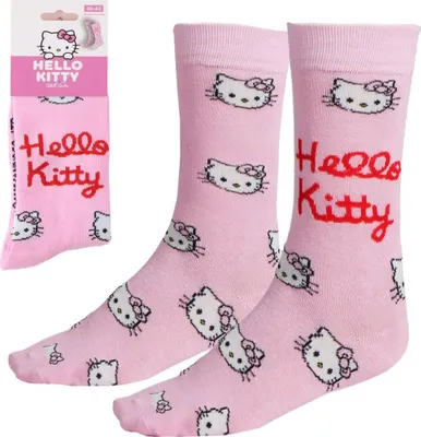 Zdjęcie produktu dla Skarpetki Hello Kitty różowe (36-43)