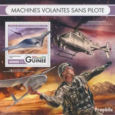 Produktbild von Briefmarken Guinea 2016 Mi Block 2691 (kompl. Ausgabe) postfrisch Flugmaschinen