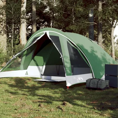 Produktbild von "2026 Promotion" Campingzelt 4 Personen, Familienzelt UV-Schutz, Grün Wasserdicht - Campingzelte CC32777
