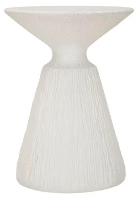 Zdjęcie produktu dla Stolik pomocniczy Cone, biały, 40 x 40 x 53 cm