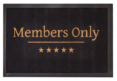 Produktbild von Fußmatte - Members Only 60x40 cm
