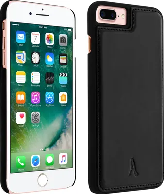 Produktbild von Altadif ALTCOQCUIRP876BLK, Cover, Apple, iPhone 6/6s/7/8 Plus, 14 cm (5.5"), Schwarz