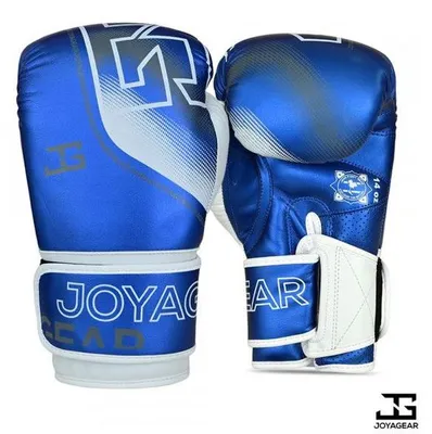 Obrázek produktu pro Boxerské rukavice Joyagear Evolution – modré/bílé – 14 oz.