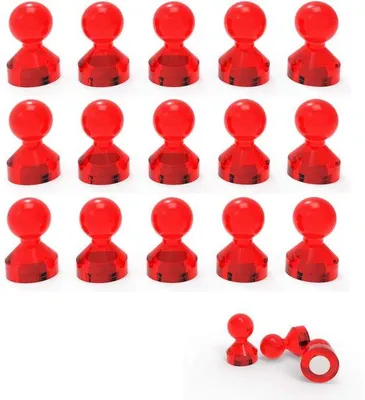 Produktbild von Neodym-Magneten D11MM für Schule und Büro, weiß, 18 Stück