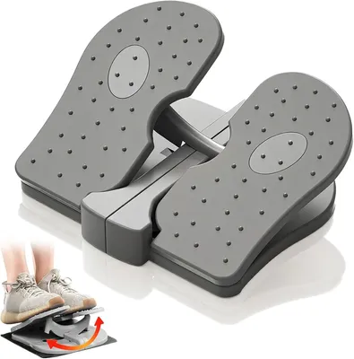 Imagen del producto de Mini-step aeróbico de nailon reforzado, plegable, con puntos de masaje antideslizantes, ideal para el entrenamiento de piernas que se puede colocar debajo de