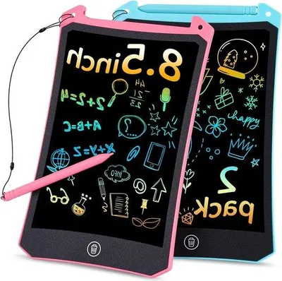 Zdjęcie produktu dla Duża kolorowa tablica LCD dla dzieci, 85 cali – tablica na wakacje – tablica z ekranem – odpowiednia dla dzieci w wieku 1–7 lat – ekran LCD – tablica na prezent
