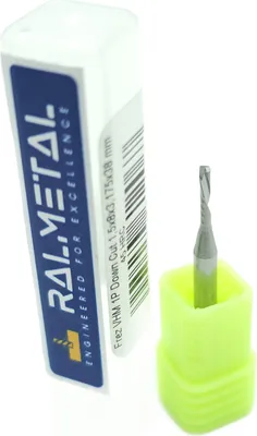 Image de Fraise VHM 1P Coupe descendante 1,5 x 8 x 3,175 x 38 mm