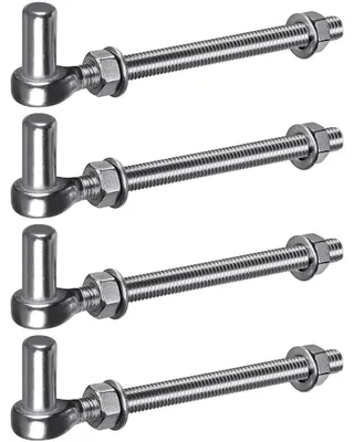 Produktbild von Heavy Duty Torbeschlag, 4 Stück aus Edelstahl für Gartentor