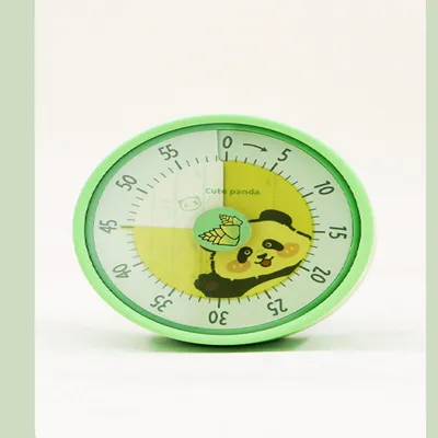 Produktbild von Visueller Timer für Kinder, 60-Minuten Countdown für Klassenzimmer Büro Küche, Schreibtisch Timer Kinder Zeitmanagement Tools mit leisem Betrieb (Gras Grün)